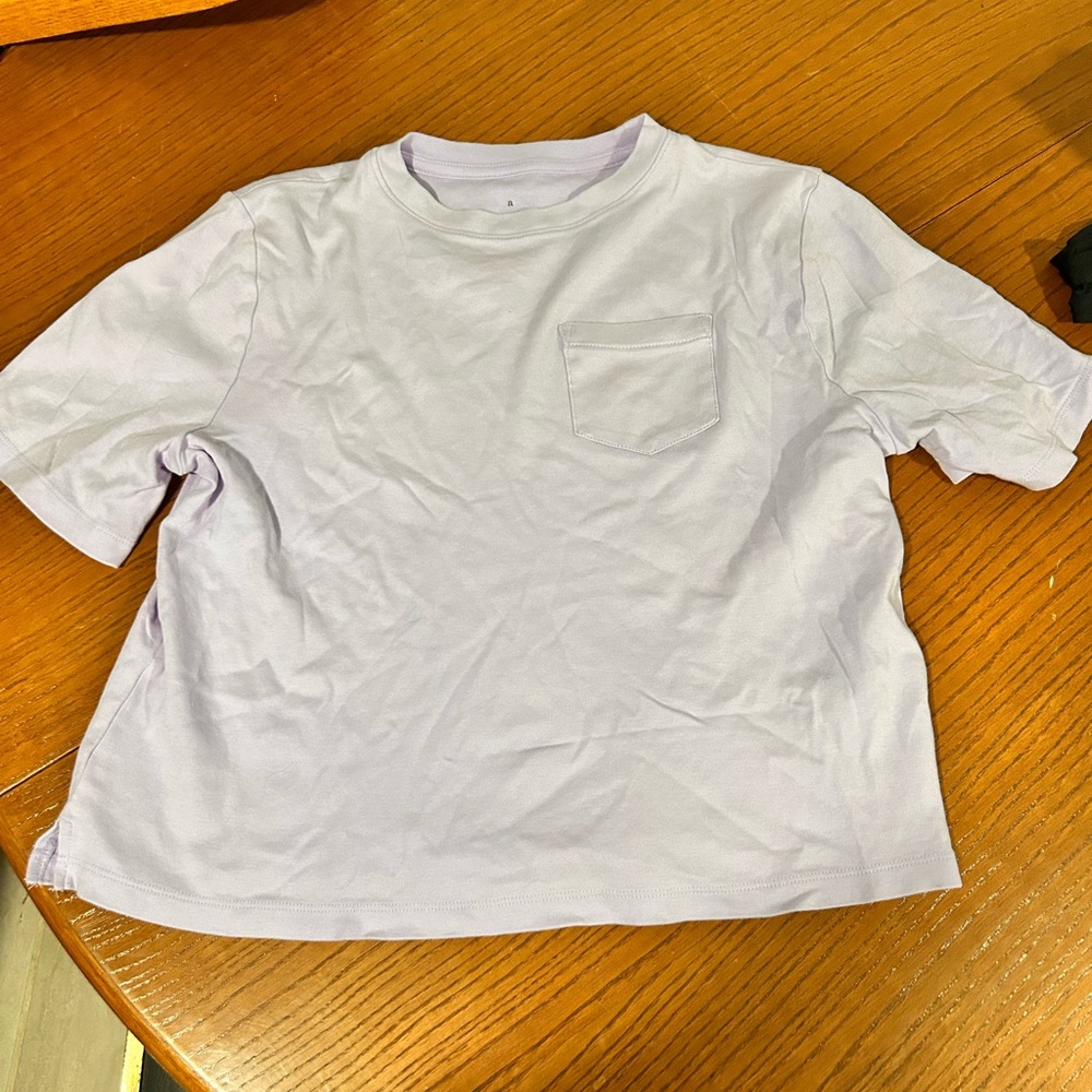 a new day Light Purple Kids Short Sleeve Tee